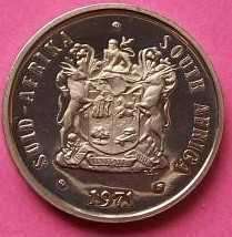 RSA: 1971 - 20c, and 10c nickel coins. See photos below.