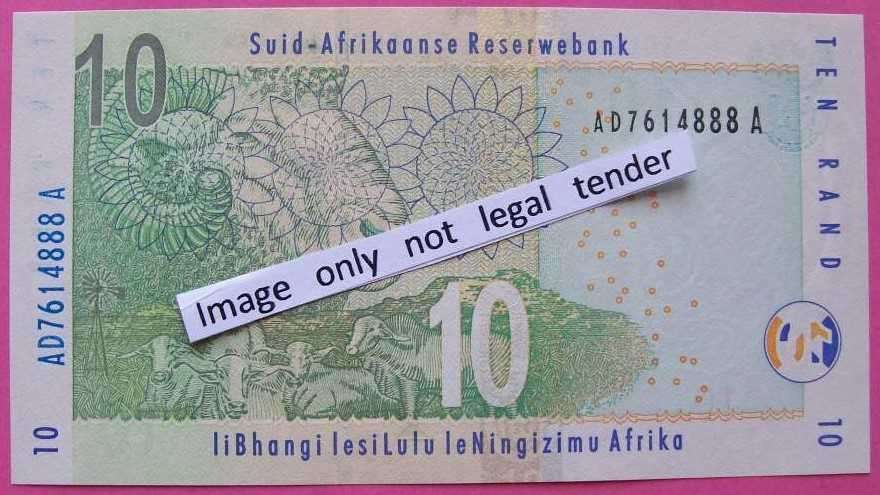 Gill Marcus - 3 X R10.00  notes - Serial No`s :AD7614888A, DE4512313A & AJ8303720A. See photos.