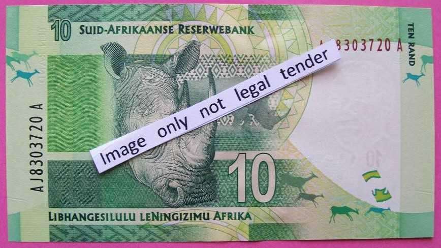 Gill Marcus - 3 X R10.00  notes - Serial No`s :AD7614888A, DE4512313A & AJ8303720A. See photos.