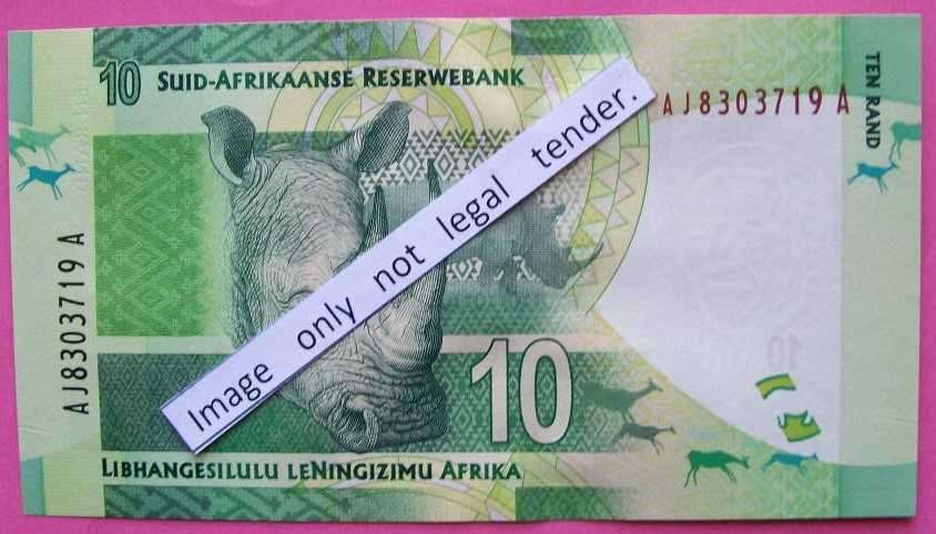 Gill Marcus - 3 x R10.00 Notes - Serial No's: BD8121418A, CE4345387A & AJ8303719A