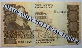 SA R20.00 GPC de KOCK 3rd issue Ser. No.D6/53 940452. Circulated note as per photo's.