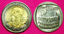 MANDELA 90th Birthday, plus 1994 Presidential inauguration. (2 Coins.)