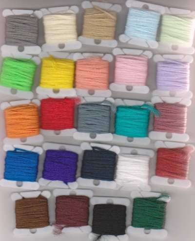 24 Colors Poly Yarn