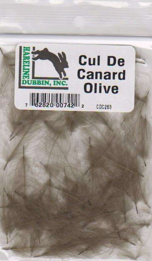 Hareline CDC - Olive - Fly fishing/Fly tying