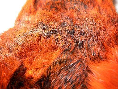 Hare's Mask Whole - ORANGE  - Fly fishing/Fly tying