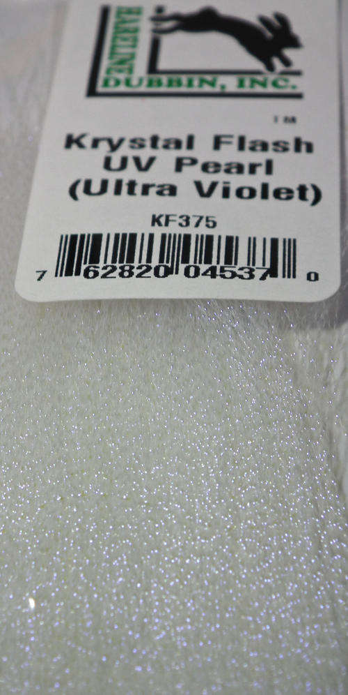 UV Krystal flash - PEARL -  Fly fishing/Fly tying
