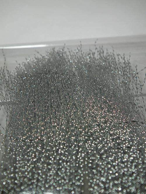 Krystal flash - Solid Silver - Fly fishing/Fly tying