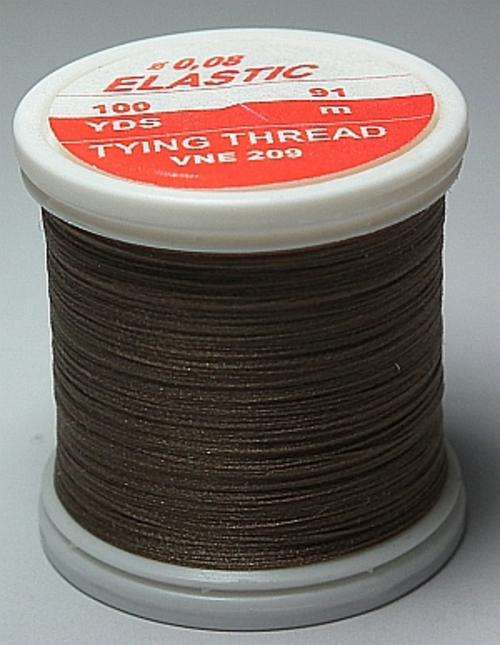 Hends Elastic Tread  - BROWN - Fly fishing/Fly tying