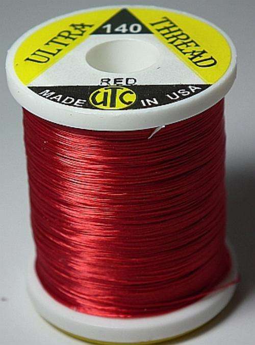 Ultra Thread UTC 140  RED - Fly fishing/Fly tying
