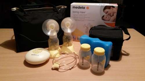 Medela Swing Maxi Double Breast Pump & City Style Bag