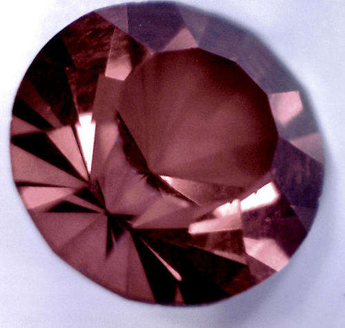 BLAZING HOT RED ROUND FACET RUBY - 1.16 CTS - HYDROTHERMAL