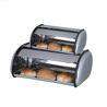 STAINLESS STEEL BREAD BIN WITH A GLASS (combo)