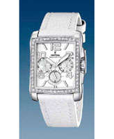 Festina - Multifuntion - white with stones