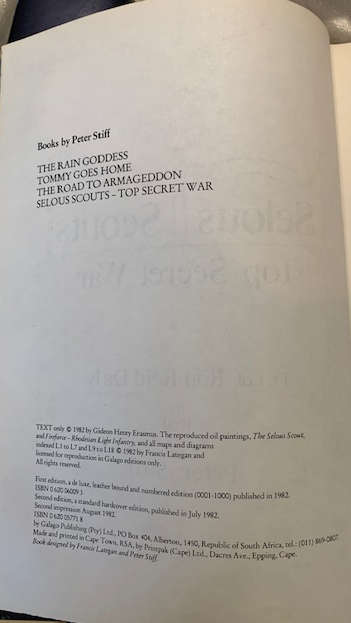 Selous Scouts - Top Secret War