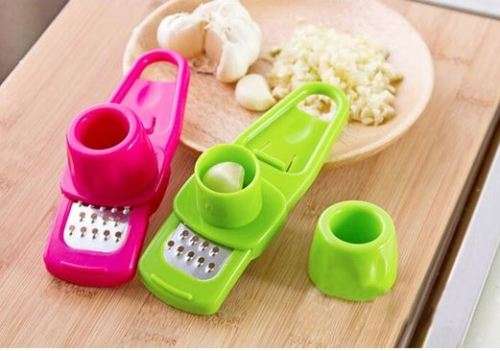 Demarkt Kitchen Tools Grater Cocina Cooking Tools Multi-functional Grinding the Garlic Ginger-PINK