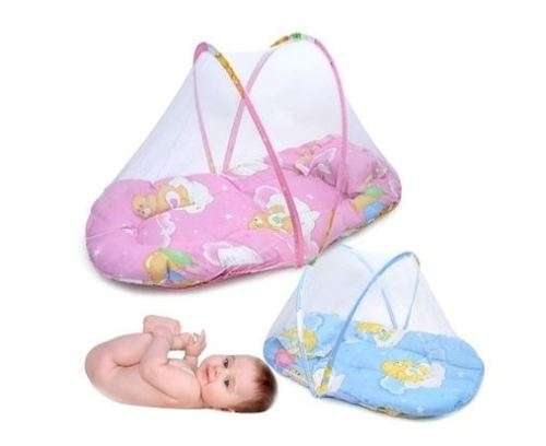 Portable Baby Bed Crib Folding Mosquito Net - PINK