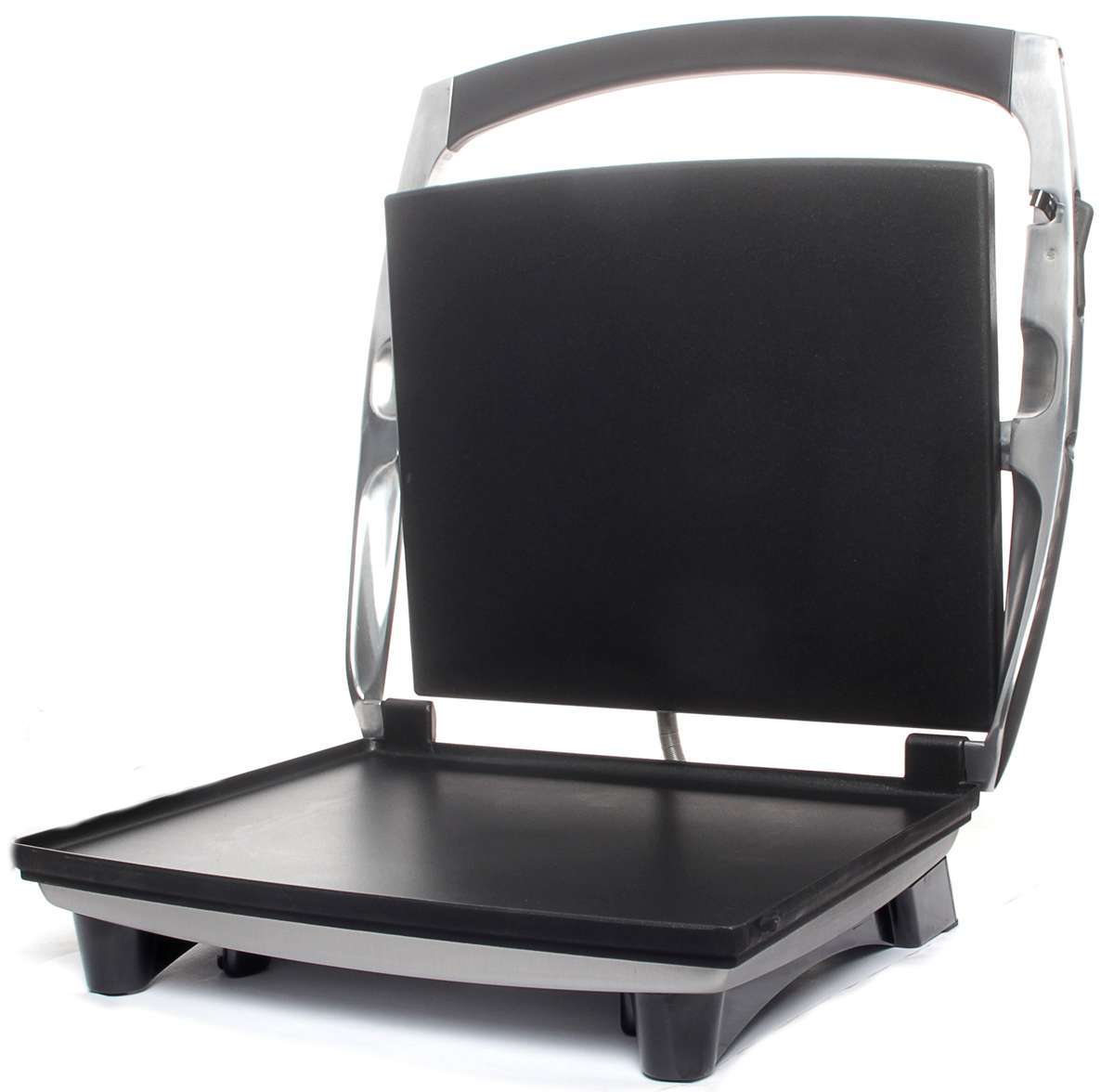 Russell Hobbs Sandwich Press - Brushed Chrome Fits 4 sandwiches comfortably