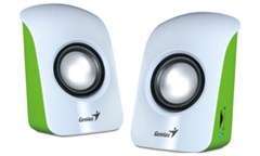 Genius S115 Compact Portable Speakers - White
