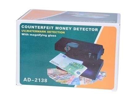 Ultraviolet Counterfeit Money Detector UV Light AD-2138