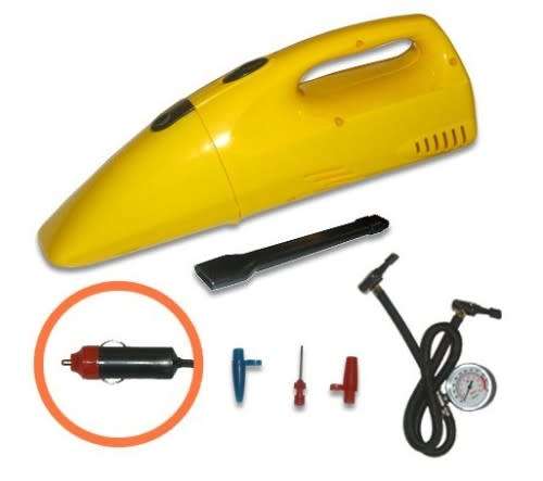 2-in-1 Tire Inflator/Compressor and Vacuum