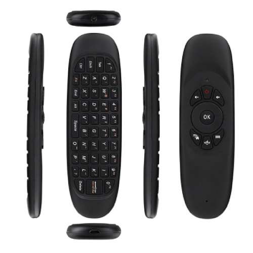 Wireless Air Mouse & Keyboard Combo - Black