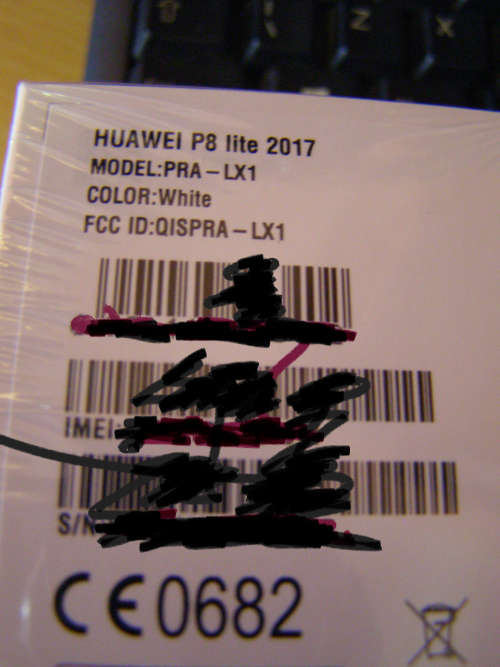 HUAWEI P8 Lite 2017 WHITE