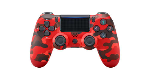 Playstation 4 Wireless Controller Red Camouflage