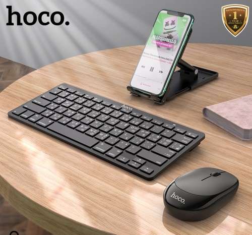 Hoco 2.4GHz Ultra-Thin DI05 Wireless Keyboard + Mouse Bundle