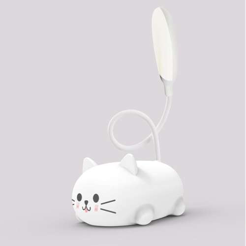 CARTOON CAT DESIGN LED EYE PROTECTION READING LAMP USB RECHARGEABLE DESK LAMP