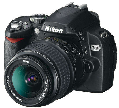 Nikon D60 plus Nikkor 18-55mm lens