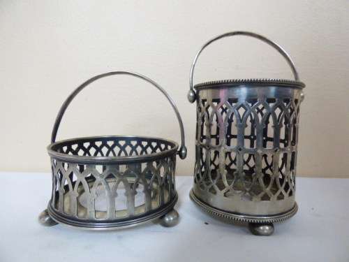 2 STUNNING  "MAPPIN & WEBB" PRINCES PLATE CONDIMENT HOLDERS IN GREAT CONDITION!!!