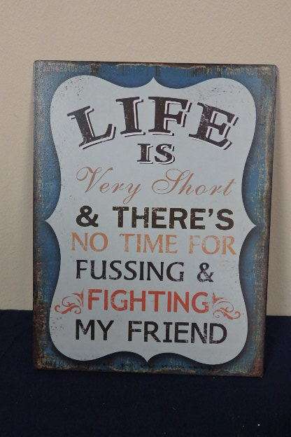 A WONDERFUL "AGE-TECHNIQUED" METAL "INSPIRATIONAL" PICTURE WITH A WALL CLIP ON THE BACK