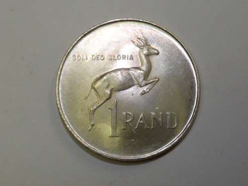 A FANTASTIC COLLECTION OF ASSORTED SOUTH AFRICAN R1 COINS INCLUDING 1966-1967-1969. Bid/coin