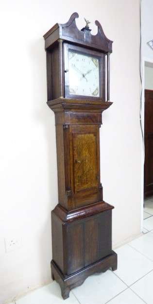 A MAGNIFICENT ANTIQUE (1830-50) WILLIAM CALVER LONGCASE GRANDFATHER CLOCK, WORKING!!