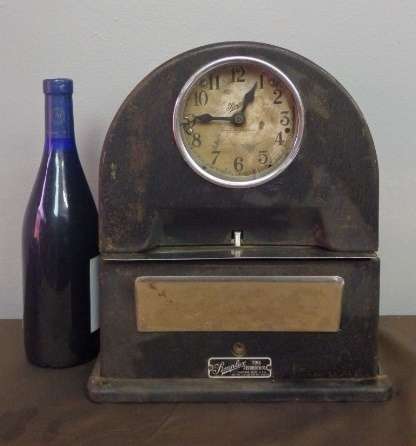 A SUPERB RARE VINTAGE c1950's USA MADE ELECTRIC SIMPLEX TIME RECORDER MODEL TCF10R4 - CLOCK WORKING