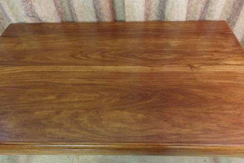 AN EXQUISITE VINTAGE SOLID TEAK 6-SEATER DINING TABLE WITH AWESOME CLEAN UNCOMPLICATED LINES