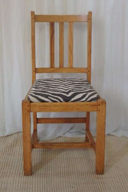 FOUR EXQUISITE ANTIQUE "HONEYED OAK" OAK DINING CHAIRS IN AMAZING CONDITION bid/chair