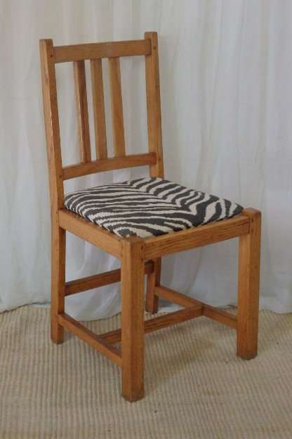 FOUR EXQUISITE ANTIQUE "HONEYED OAK" OAK DINING CHAIRS IN AMAZING CONDITION bid/chair