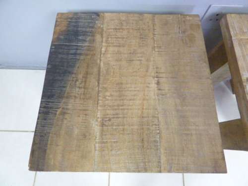 2 STUNNING UPMARKET BLOCK & CHISEL ALL PURPOSE/COFFEE TABLES. FABULOUS AROUND THE HOME!!Bid/table