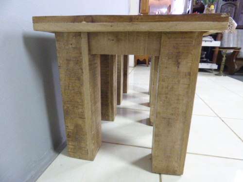 2 STUNNING UPMARKET BLOCK & CHISEL ALL PURPOSE/COFFEE TABLES. FABULOUS AROUND THE HOME!!Bid/table
