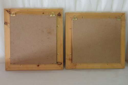 A STUNNING COLLECTION OF FOUR LARGE SEASHELL "BOX FRAMED" WALL PICTURES bid/frame