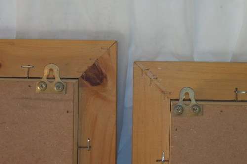 A STUNNING COLLECTION OF FOUR LARGE SEASHELL "BOX FRAMED" WALL PICTURES bid/frame