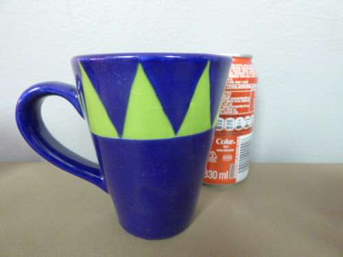 5 AWESOME "HAND PAINTED" CERAMIC MUGS. AMAZING COLOURS TO BRIGHTEN UP YOUR SUMMER TABLE!!!