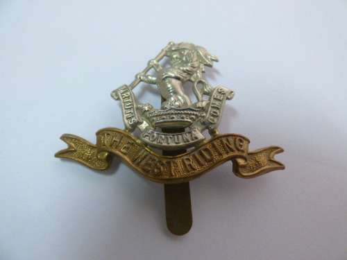 THE DUKE OF WELLINGTONS  " THE WEST RIDING" REGIMENT BADGE