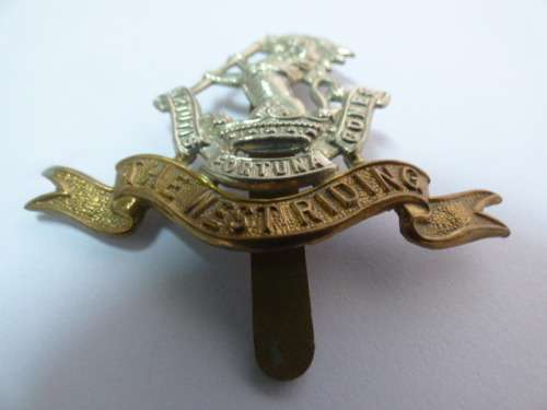 THE DUKE OF WELLINGTONS  " THE WEST RIDING" REGIMENT BADGE