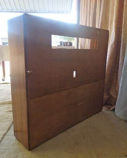 A BEAUTIFUL AND SOLIDLY MADE ORIENTAL TEAK BOOK CASE WITH AMPLE SHELVES AND STORAGE PIGEON HOLES