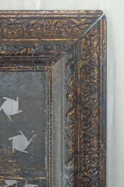 A STUNNING COLLECTION OF 7x LARGE (1m x 1m) "GOTHIC" STYLE FRAMES w/ AWESOME CUT-OUT PANELS bid/fram