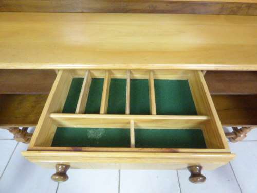 AN UNQUESTIONABLY BEAUTIFUL VINTAGE SOLID YELLOW WOOD & IMBUIA WELSH DRESSER, BEAUTIFUL & ELEGANT!!!