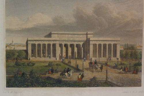 4x GORGEOUS VINTAGE PRINTS OF EUROPEAN CITIES IN THE 1800's BY 19th CENTURY ARTISTS bid/print