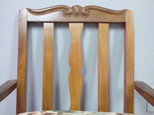 2 LOVELY, COMFORTABLE VINTAGE BALL & CLAW OAK ARM CHAIRS, FABULOUS AS OCCASIONAL CHAIRS! bid/chair